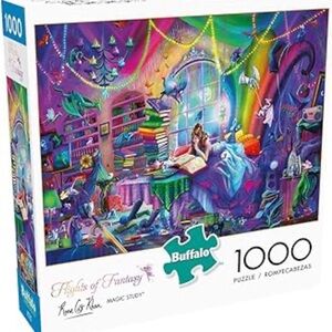 Buffalo Games 1000-Piece Puzzle - Flights of Fantasy Magic Study